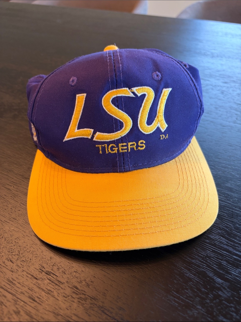 Vintage LSU Tigers Sports Specialties The Twill Script SnapBack Hat